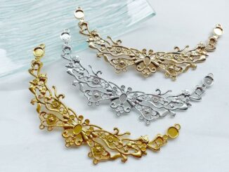 จี้พู่อัลลอย สไตล์โบราณ 110 มม. อุปกรณ์เสริม สําหรับทําผม diy
