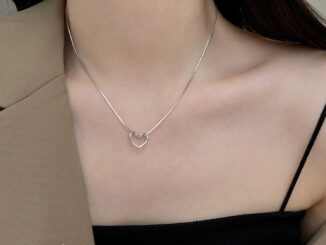 ꒰พร้อมส่ง꒱ สร้อยคอโซ่จี้รูปหัวใจ สร้อยคอ สไตล์เกาหลี