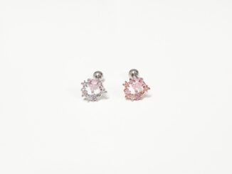 จิวหูเกาหลี ก้านแสตนเลสเกรดเครื่องมือแพทย์ Surgical Stainless Steel no.748_836