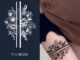 【Mars Tattoo】ใหม่ สติกเกอร์รอยสักชั่วคราว กึ่งถาวร 2 สัปดาห์ ติดทนนาน D168