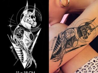 【Mars Tattoo】ใหม่ สติกเกอร์รอยสักชั่วคราว กึ่งถาวร ติดทนนาน D087