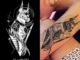 【Mars Tattoo】ใหม่ สติกเกอร์รอยสักชั่วคราว กึ่งถาวร ติดทนนาน D087