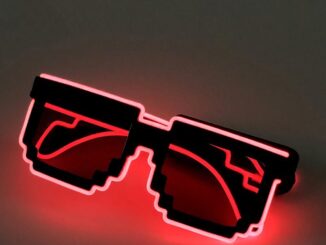 Tik Tok แว่นตากันแดด LED โมเสค เรืองแสง สําหรับบาร์ คอนเสิร์ต บาร์ KTV
