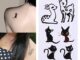 Byce> สติกเกอร์รอยสักชั่วคราว ลายสัตว์ ขนาดเล็ก ลอกออกได้ กันน้ํา