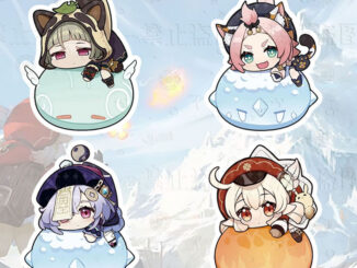 เข็มกลัดอะคริลิค ลายการ์ตูนเกม Genshin Impact Series น่ารัก สร้างสรรค์ สําหรับตกแต่งเสื้อผ้า กระเป๋า