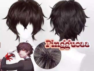 Anime P5 Hero Kurusu Akira Cosplay Wig Persona 5 Ren Amamiya 30cm Short Black Heat Resistant Hair