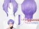 Manmei Game Nu: Carnival Kuya Cosplay Wig 32cm Light Purple Gradient Short Wigs Heat Resistant Synthetic Halloween Party Hair