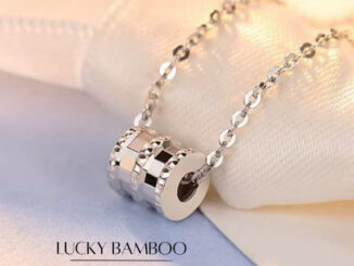 ESCOBAL✨ พร้อมส่ง สร้อยคอเงินแท้ Lucky Bamboo สร้อยเพชร ของขวัญให้แฟน ไม่ลอกไม่ดำ สไตล์ใหม่ 2024 ขายด สร้อยพลอยออกงาน