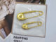 Versace Safety Pin Brooch เข็มกลัดเวอร์ซาเซ่ อะไหล่ทอง  งานสวยดูคลาสสิค งานชนช๊อปอสวยๆ ราคา เบาๆ