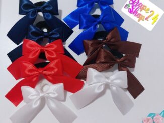 โบว์ติดผมนักเรียน ยางติดผมนักเรียน อนุบาล คู่ล่ะ20บาท(โบว์+ยาง20บ.คู่)