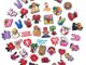 Crocs Pin bad bunny 1pcs การ์ตูน shoe charms Jibbitz pvc น่ารัก decorate sandals accessories diy ถอดได้ หัวเข็มขัดรองเท้าแตะของขวัญคริสต์มาส หัวเข็มขัด หนุ่มๆสาวๆสไตล์เดียวกัน