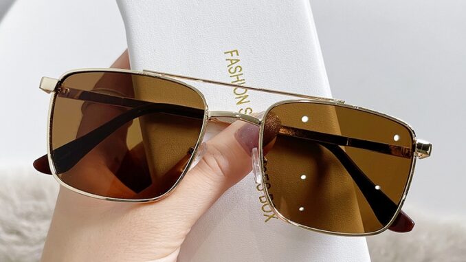 2022 Fashion Aesthetic Shades Sunglasses For Women/Men Metal Frame Eyeglasses Colour