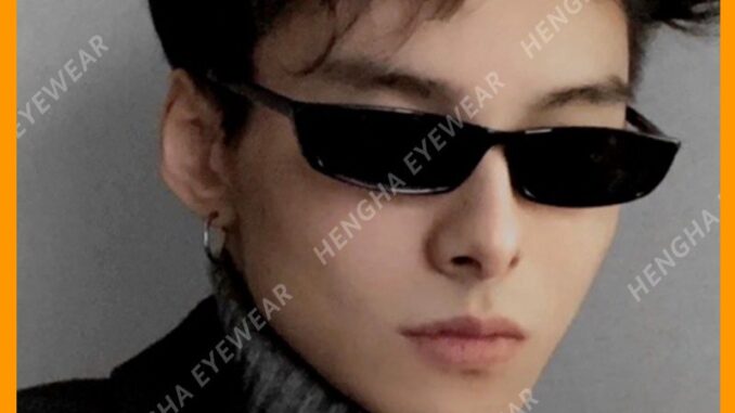 (HENGHA) แว่นตากันแดด UV400 กรอบขนาดเล็ก สไตล์วินเทจ แฟชั่นตะวันตก