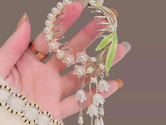 มาใหม่! กิ็ฟติดผม ประดับโบว์พลอยเทียม แวววาวสวยน่ารักๆพร้อมส่งในไทย