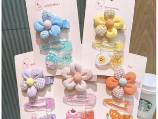 มาหยากิ๊ฟช้อป กิ๊บหนีบผม กิ๊ปดอกไม้ กิ๊บแฟชั่นเด็กน่ารัก สีสันสดใส แพ็ค 3 ชิ้น