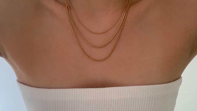HER OBJECTIVE_HER SNAKE PLAIN NECKLACE IN 1/1.5MM