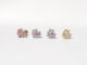 จิวต่างหูเกาหลี More Than Piercing: A162 Praline Heart