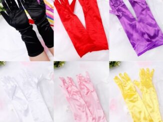 ถุงมือผ้าซาตินแบบยาว ผ้าสวยนุ่มใส่สบาย มีหลายสีให้เลือก #พร้อมส่งในไทย