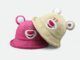 Gt2 Lotso หมวกบังแดด กันแดด กันลม ระบายอากาศ ลายหมีสตรอเบอร์รี่ เหมาะกับฤดูใบไม้ผลิ ฤดูร้อน กลางแจ้ง