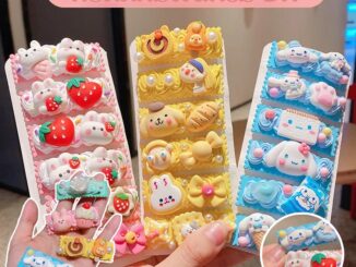 ✨COD✨ ชุดเซตทำกิ๊บติดผม วิปครีมเทียม ลายการ์ตูนสุดน่ารัก วิปครีมปลอม กาวครีม สุดคุ้ม ครีมโซดา
