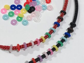 ยางกันชาร์ม ขนาด5-6mm มีหลายสี stopper beads