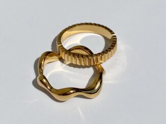 imean.store - Sea waves & Gear rings | แหวนงานไทเทเนี่ยมชุบทองเค 18k