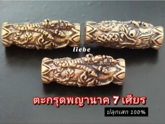 ตะกรุดพญานาค 7 เศียร *ปลุกเสก 100%* ร้อยหินมงคล