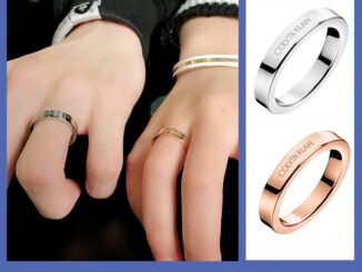 MONIKO Fashion couple ring open ring adjustable size
