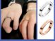 MONIKO Fashion couple ring open ring adjustable size