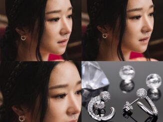 ต่างหูเงินแท้จาก eve ฝังเพชรละเอียด