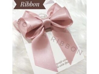 [HM021] โบว์ติดผมผ้าซาตินสี sweet nectar สวยหวาน collection Bonita Signature