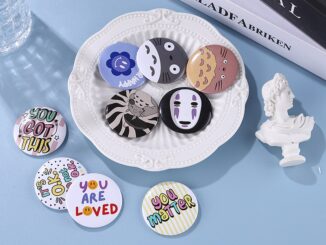 เข็มกลัด ลายการ์ตูน Totoro Hope To Be Happy Lapel Pin You're Loved เครื่องประดับ สําหรับเพื่อน ของขวัญ