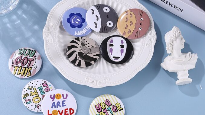 เข็มกลัด ลายการ์ตูน Totoro Hope To Be Happy Lapel Pin You're Loved เครื่องประดับ สําหรับเพื่อน ของขวัญ