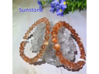 Sunstone ซันสโตน สีส้ม แสงสวย เกรดสูง พร้อมใบรับรอง หินนําโชค หินมงคล