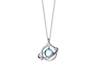 สร้อยคอเงินแท้ Aura Planet ♡. ส่งฟรี EMS ! [D11-2]