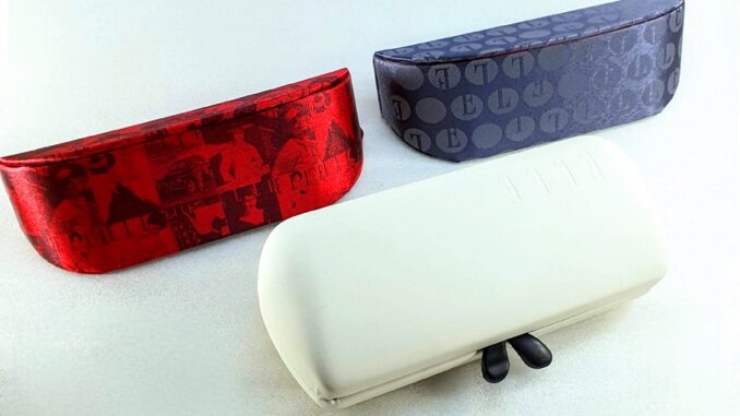 กล่องแว่น ELLE +ผ้าเช็ดแว่น / กล่องแว่นตา แบรนด์แท้ แอล / กล่องแว่นพร้อมผ้าเช็ดแว่น Microfiber