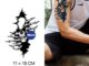 【Mars Tattoo】ใหม่ สติกเกอร์รอยสักชั่วคราว ลายโครงกระดูก กึ่งถาวร ใช้ได้นาน 2 สัปดาห์ D068