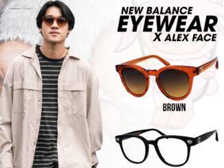 New Balance Collection นิวบาลานซ์ แว่นกันแดด แว่นกรองแสง Alex Face Shiny Black NB06214ZX-ALX-51 / Alex Face Transprarent NB02020ZX-ALX-49 (6200)