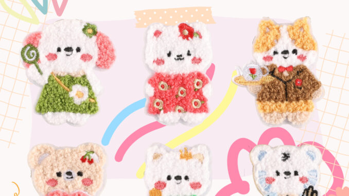 15บาททุกชิ้น  DIY:สติ๊กเกอร์ติดเสื้อ ตัวรีดหมี หมา แมว ขนปุย ใช้แปะติดลงผ้าได้เลยง่ายมากๆๆๆค่ะ