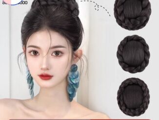 3 โมเดล เจ้าสาว สังเคราะห์ ผมซาลาเปา ต่อผม Chignon โดนัท ลูกกลิ้ง วิกผม กรงเล็บ คลิป ในแฮร์พีซ สําหรับผู้หญิง