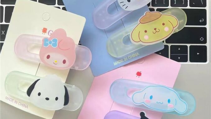 SANRIO กิ๊บติดผมหน้าม้า ลายการ์ตูนเป็ดน่ารัก แฟชั่นฤดูร้อน สําหรับผู้หญิง