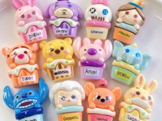 [4 #] Jibbitz Crocs พวงกุญแจเรซิ่น รูปการ์ตูนสัตว์น่ารัก แฮนด์เมด 2.2 * 3.2 ซม. อุปกรณ์เสริม สําหรับทําเครื่องประดับ รองเท้า กิ๊บติดผม diy SC