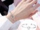 [YY] สร้อยข้อมือ ผูกปม ยุโรป อเมริกัน เข้ากับทุกการแต่งกาย diy สร้อยข้อมือแฟชั่น เรียบง่าย ความรัก เปิด สร้อยข้อมือ