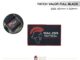 Valor - Patch Valor Full [Black] แผ่นแพทช์ ขนาด 80x50mm แพทช์ตีนตุ๊กแก ติดกระเป๋า ติดเสื้อ วัสดุ PVC