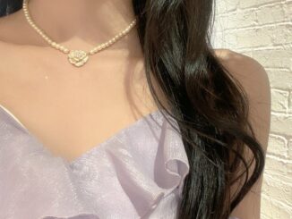 สร้อยคอโซ่ จี้ไข่มุก ดอกคามิเลีย หรูหรา สไตล์เกาหลีใต้ สําหรับผู้หญิง สร้อยไข่มุก