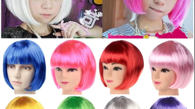 วิกผมบ๊อบสั้นตรง วิกผมคอสเพลย์ 13 สี สําหรับผู้หญิง วิกผมบ๊อบสั้นตรง วิกผมคอสเพลย์ 13 สี สําหรับผู้หญิง