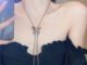 สร้อยคอโซ่ยาว จี้ผีเสื้อดึง สไตล์หวานแหวว อเนกประสงค์ สําหรับผู้หญิง