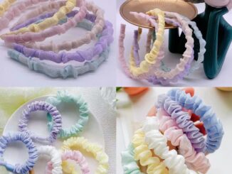 A417 ที่คาดผม ยางรัดผม ญาญ่า พร้อมส่งในไทย