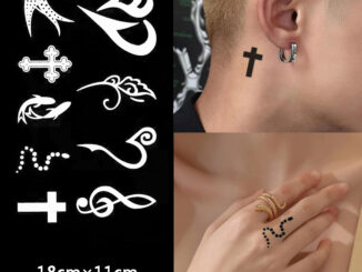 【COCO Magic tattoo】สติกเกอร์รอยสักชั่วคราว กึ่งถาวร กันน้ํา ติดทนนาน 15 วัน 18 ซม.*11 ซม.