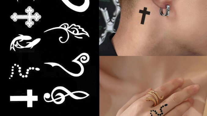 【COCO Magic tattoo】สติกเกอร์รอยสักชั่วคราว กึ่งถาวร กันน้ํา ติดทนนาน 15 วัน 18 ซม.*11 ซม.